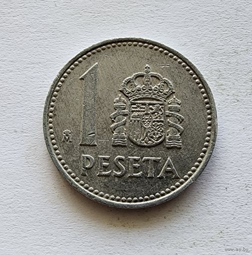 Испания 1 песета, 1986