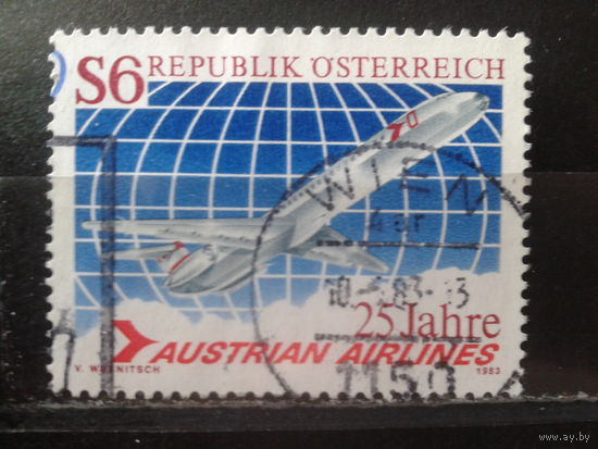 Австрия 1983 Самолет DC-9 Super 80