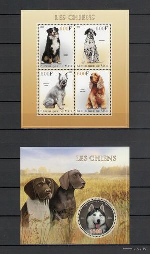 Мали 2013 Фауна собаки 1 лист и 1 блок MNH**