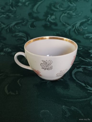 Чайная чашка. Фарфор СССР. Полонное, клеймо 80-91 гг