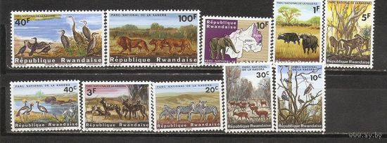ФФ1 Руанда 1965 Фауна