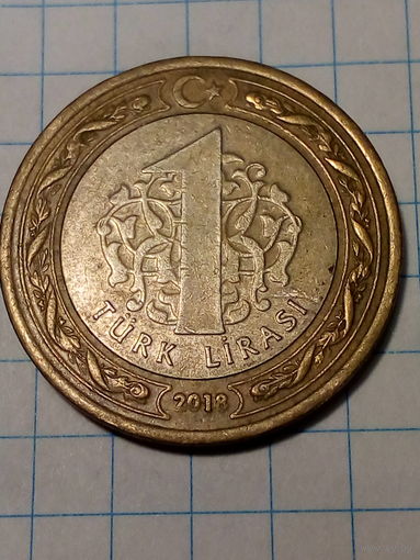 1 лира Турция 2018 год