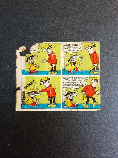 Вкладыш Типи тип #199 Tipi tip. Rare. Редкость из 2-й сотни. В коллекцию.