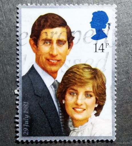 Марка Великобритания 1981 год