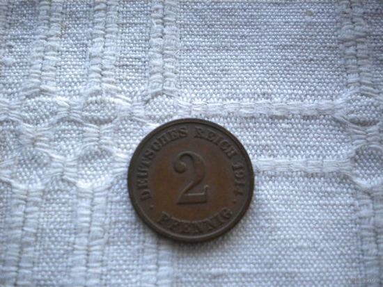 2  пфеннига 1914 Е   Германия