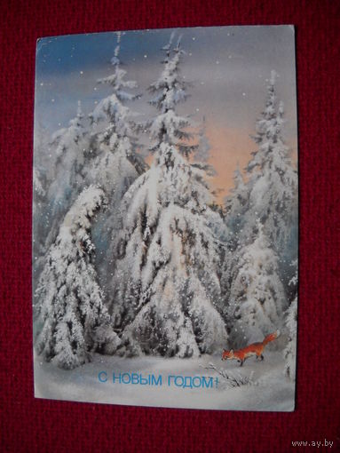 С Новым Годом! Исаков. 1988 г.
