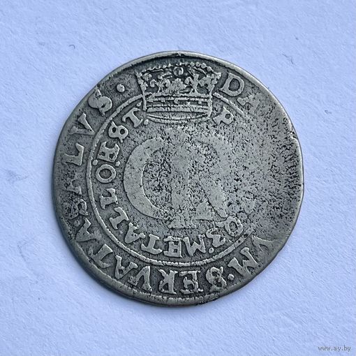 Монета СЕРЕБРО Львов ТЫМФ 30 грошей 1663 год РЕДКИЙ ОТЛИЧНЫЙ