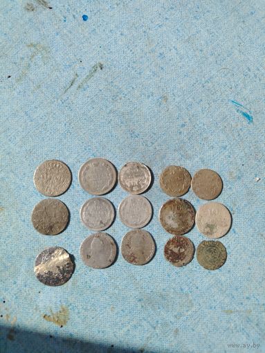 Монеты серебро