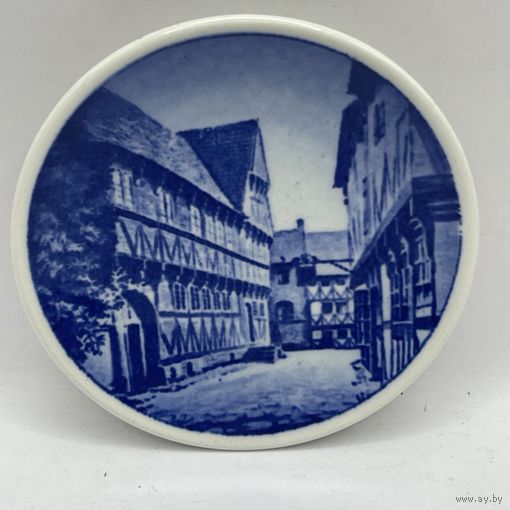 Миниатюрная сувенирная тарелка Royal Copenhagen. Дания. Арт 3579
