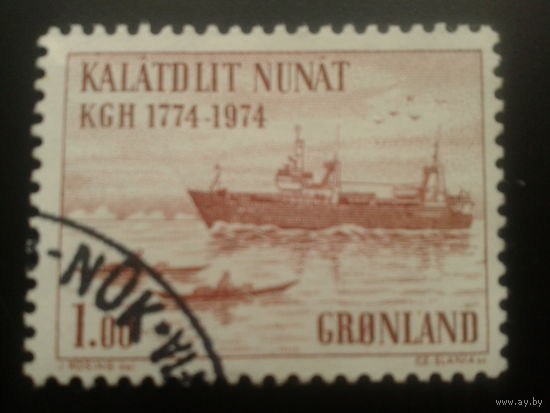 Дания Гренландия 1974 корабли
