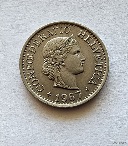 Швейцария 10 раппенов, 1967