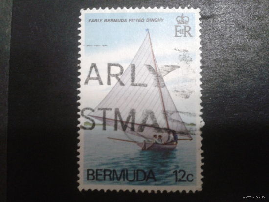 Бермуды, колония Англии 1983 парусник
