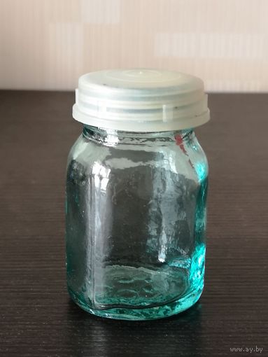 Банка из-под горчицы, СССР, с винтовой крышкой