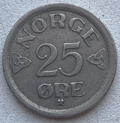 Норвегия 25 эре 1957 г.