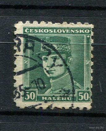 Первая Чехословацкая республика - 1935 - Генерал Милан Растислав Штефаник - [Mi. 338] - полная серия - 1 марка. Гашеная.  (Лот 74BQ)