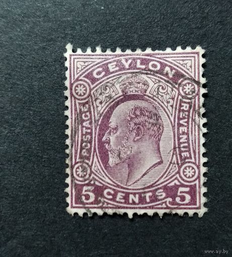 Великобритания\358с\Цейлон 1904-1911 стандарт король