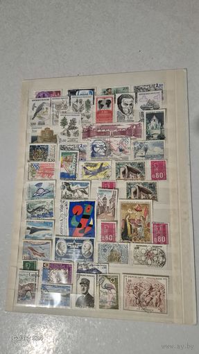 Колекия марок Франция ,гашенные