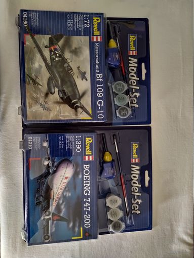 Ревел,сборные модели самолетов,масштаб 1:72,одним лотом три модели
