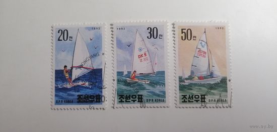Корея 1992. Международная выставка марок "Riccione '92" - Риччоне, Италия - Парусники