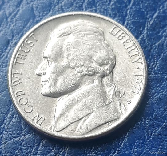 5 центов  1971 D США Джеферсон