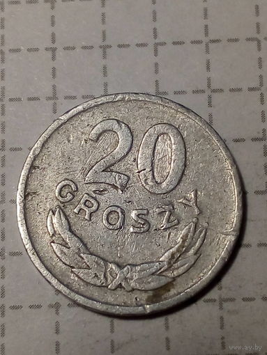 20 грошей Польша 1965 г
