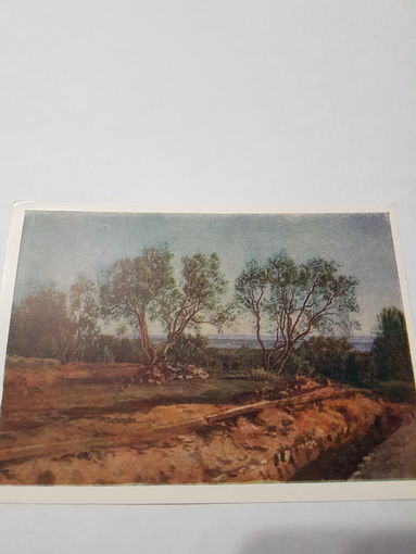 Открытка ,,Оливы в Альбано'' худ. А.А.Иванов 1959 г.