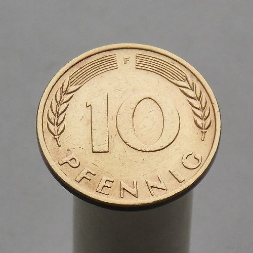 ФРГ 10 пфеннигов 1950 F