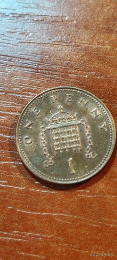Великобритания 1 пенни 2008