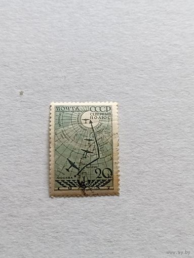Марка СССР( Северный полюс) 1937 год