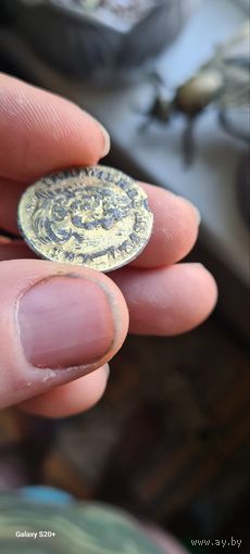 6 грошей 1684 года, покрытие золотом или позолотой, эксклюзив