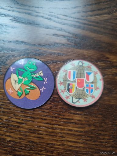 Значки латунь