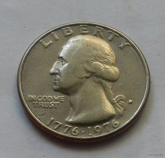 25 центов, США 1976 D, "Барабанщик"