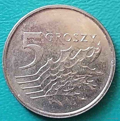 Польша 5 грошей 2017