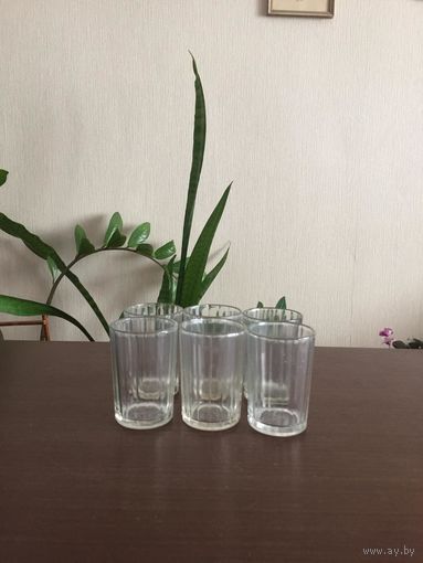 Рюмки граненые, 100мл, советские