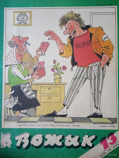 Журнал Вожык 13 выпуск 1989 год