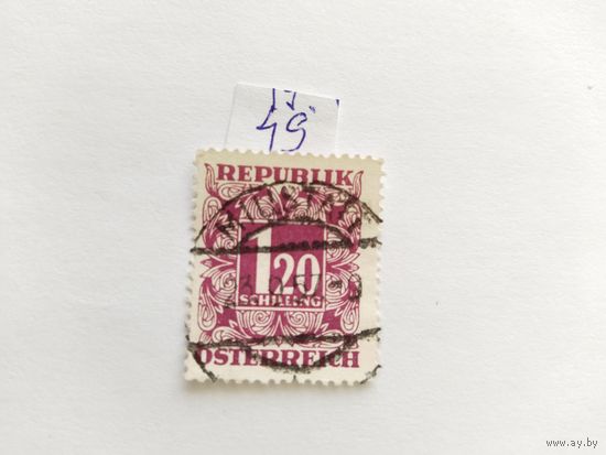 Австрия  1949  (доплата)