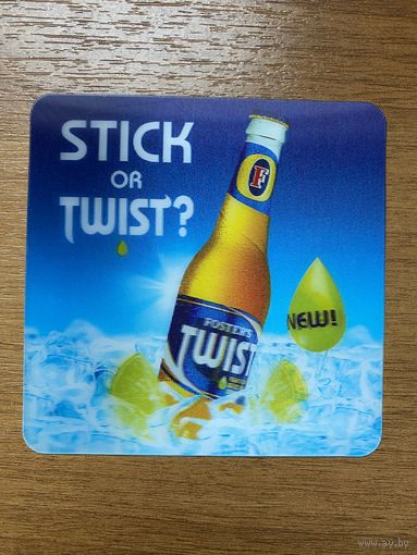 Подставка под пиво Foster's No 7 переливающаяся