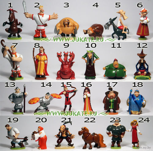 Игрушки из серии "Силушка богатырская"