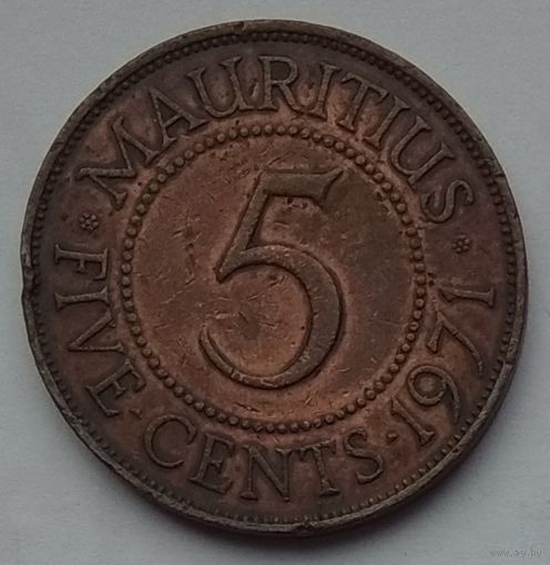 Маврикий 5 центов 1971 г.
