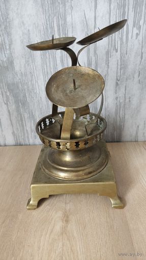Подсвечник латунь