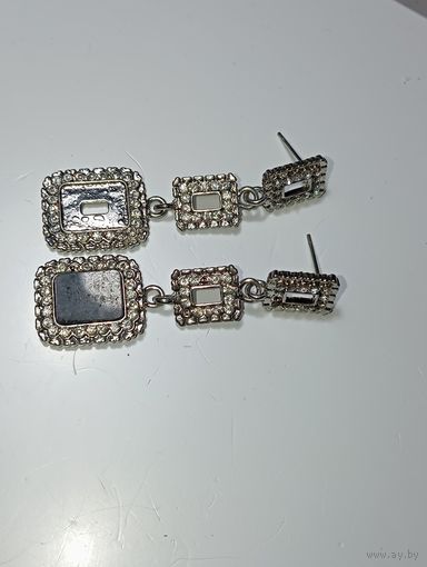 Серьги с рубля .