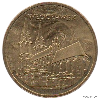 РЕСПУБЛИКА ПОЛЬША. 2 злотых 2005. Древние города Польши. Влоцлавек
