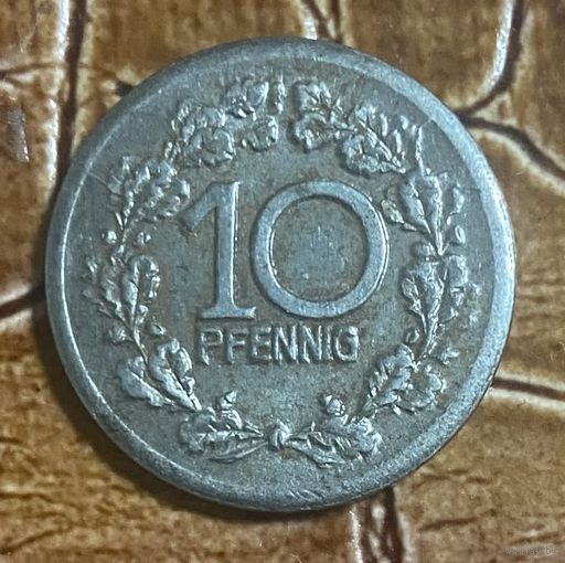 Монета 10 пфеннигов 1918 год. Вохвинкель. Веймарская республика