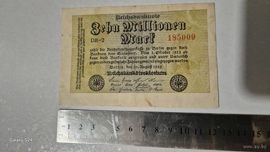 Банкнота Германии 1923 г.