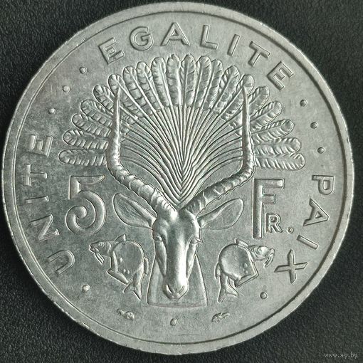 Джибути 5 франк 1991г.