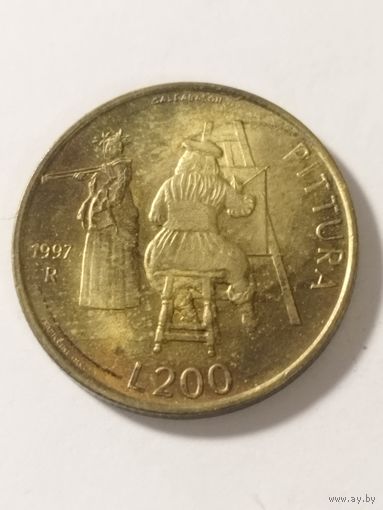 Сан Марино 200 лир 1997