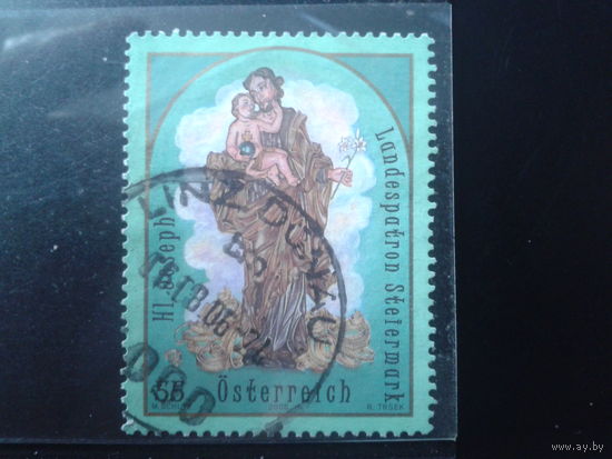 Австрия 2005 Статуя св. Иосифа с дитем Иисусом