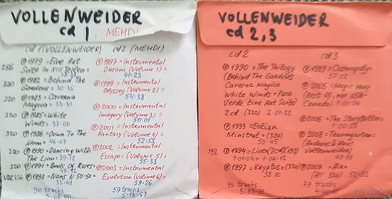 CD MP3 дискография Andreas VOLLENWEIDER, MEHDI - 4 CD