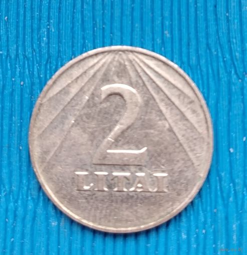 Литва. 2 лита 1991. РЕДКАЯ. Распродажа личной коллекции