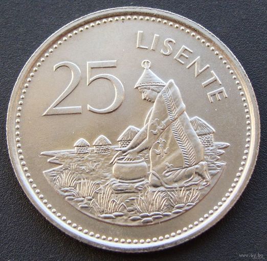 Лесото. 25 лисенте 1979 год  KM#20  Тираж: 1.200.000 шт
